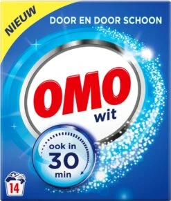 Omo Wit Waspoeder - 6 X 14 Wasbeurten - Voordeelverpakking 14 Omo Wit Waspoeder - 6 X 14 Wasbeurten - Voordeelverpakking -Wasbenodigdheden Winkel 1019x1200