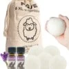FAVE Drogerballen XL - 6 Stuks - Inclusief 2x Lavendelolie & Opbergzakje - Wasbol - Wasballen - Doseerbol - Droogballen - Duurzaam -Wasbenodigdheden Winkel 1077x1200
