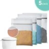 ForDig Wasnet Waszakjes (5 Stuks) Voor Lingerie En Fijne Was - Geschikt Voor Wasmachine - Met Rits - Wit 2 ForDig Wasnet Waszakjes (5 Stuks) Voor Lingerie En Fijne Was - Geschikt Voor Wasmachine - Met Rits - Wit -Wasbenodigdheden Winkel 1147x1200 3