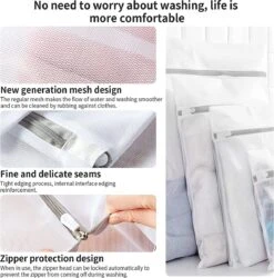 BOTC Waszakken - Wasnetten - Set Van 5 - Bescherm Je Wasgoed En Wasmachine - Transparant -Wasbenodigdheden Winkel 1187x1200 3