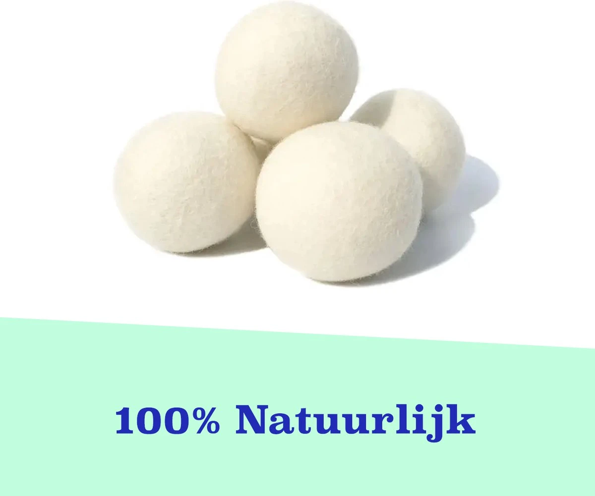 Casa Calma Drogerballen (6 Stuks) - Inclusief Opbergzakje - 100% Natuurlijk Schapenwol - Droger Ballen - Zero Waste Wasverzachter Bollen - Energiebesparend Drogen Met Droogbollen - Dryer Balls - Diervriendelijk & Milieuvriendelijk - Energie Besparen 10 Casa Calma Drogerballen (6 Stuks) - Inclusief Opbergzakje - 100% Natuurlijk Schapenwol - Droger Ballen - Zero Waste Wasverzachter Bollen - Energiebesparend Drogen Met Droogbollen - Dryer Balls - Diervriendelijk & Milieuvriendelijk - Energie Besparen - Afbeelding 8