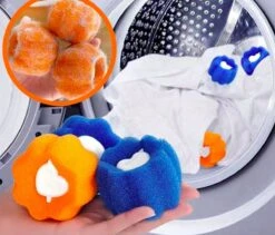 Merkloos Wasbol - Kat - Haarverwijderaar Voor Huisdieren - Haarverwijderaar - Wasbollen Voor Wasmachine - Wasbollen - 6 Stuks - Drogerballen. -Wasbenodigdheden Winkel 1200x1027