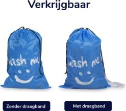 Wonair - Grote Waszak - 60x90cm - Hemelsblauw - Met Trekkoord En Draagband -Wasbenodigdheden Winkel 1200x1055 5