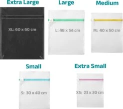 BOTC Waszakken - Wasnetten - Set Van 5 - Bescherm Je Wasgoed En Wasmachine - Transparant -Wasbenodigdheden Winkel 1200x1060 4