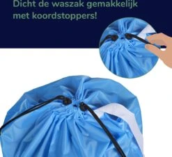 Wonair - Grote Waszak - 60x90cm - Hemelsblauw - Met Trekkoord En Draagband -Wasbenodigdheden Winkel 1200x1097 3