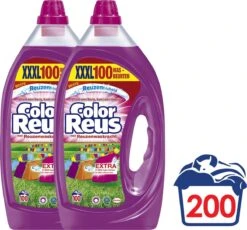 2x Witte Reus Vloeibaar Wasmiddel Color Reus 5 Liter -Wasbenodigdheden Winkel 1200x1117 1