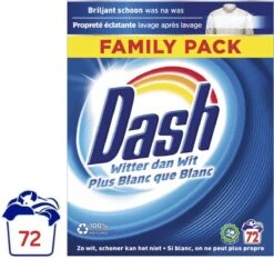 Dash Waspoeder Original Wit - Wasmiddel - 72 Wasbeurten - Voordeelverpakking 7 Dash Waspoeder Original Wit - Wasmiddel - 72 Wasbeurten - Voordeelverpakking -Wasbenodigdheden Winkel 1200x1130