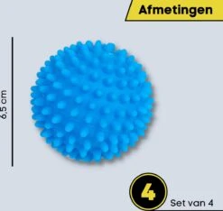 Merkloos 4x Wasdrogerballen - Drogerballen - Wasdroger Droogballen – Wasbol – Was Bal - Wasballen – Wasdroger - Ballen 9 Merkloos 4x Wasdrogerballen - Drogerballen - Wasdroger Droogballen – Wasbol – Was Bal - Wasballen – Wasdroger - Ballen -Wasbenodigdheden Winkel 1200x1138 2