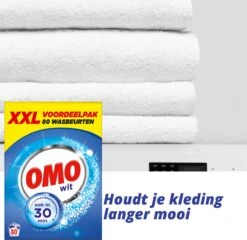 Omo Wit XXL Waspoeder 80 Wasbeurten -Wasbenodigdheden Winkel 1200x1165 5