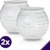 BluGo Doseerbol 2 Stuks - Wasbollen - Doseerdop - Drogerballen - Wasballen - Wasmiddel - Herbruikbaar - Maataanduiding - 150ml -Wasbenodigdheden Winkel 1200x1166