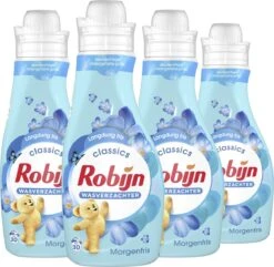 Robijn Classics Morgenfris Wasverzachter - 4 X 30 Wasbeurten - Voordeelverpakking -Wasbenodigdheden Winkel 1200x1169 5