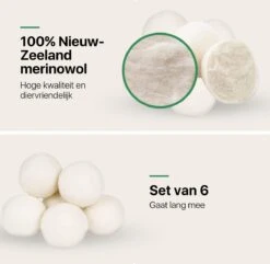 Tenify 6 XL Drogerballen + Extra Lavendel Olie - Wasbollen - Duurzaam - Schaapswol - Wasverzachter - Wasdrogerballen - Herbruikbare Droogballen - Energie Besparen -Wasbenodigdheden Winkel 1200x1169 8