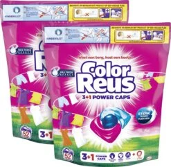 Color Reus Power Caps Wascapsules - Wasmiddel Capsules - Voordeelverpakking - 2x52 Wasbeurten -Wasbenodigdheden Winkel 1200x1173