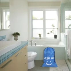 Wonair - Waszakken Voor Wasgoed - 60x90cm - Hemelsblauw - Met Trekkoord -Wasbenodigdheden Winkel 1200x1200 1351