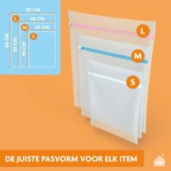 LaundrySpecialist Waszakken Voor Wasgoed - Set Van 3 Stuks - Ook Te Gebruiken Als Travel Organizer -Wasbenodigdheden Winkel 1200x1200 1354