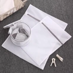 Merkloos Waszak 4 Delig - 1x Groot (50x60 Cm) - 1x Middel ( 40x50cm) - 1x Normaal (30x40cm) - 1x BH (17x15cm) -Wasbenodigdheden Winkel 1200x1200 1373