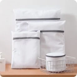 Merkloos Waszak 4 Delig - 1x Groot (50x60 Cm) - 1x Middel ( 40x50cm) - 1x Normaal (30x40cm) - 1x BH (17x15cm) -Wasbenodigdheden Winkel 1200x1200 1377