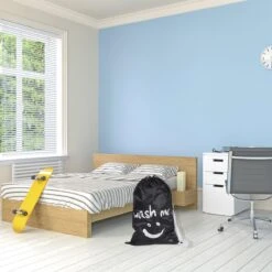 Wonair - Waszak Groot - 60x90cm - Zwart - Met Trekkoord En Draagband -Wasbenodigdheden Winkel 1200x1200 1390