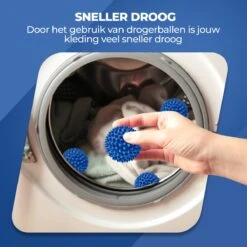 Roegaarden Drogerballen - Wasbollen - 6 Stuks - Siliconen - Sneller Droog - Anti-kreuk -Wasbenodigdheden Winkel 1200x1200 1455