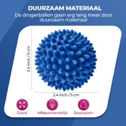 Roegaarden Drogerballen - Wasbollen - 6 Stuks - Siliconen - Sneller Droog - Anti-kreuk -Wasbenodigdheden Winkel 1200x1200 1456