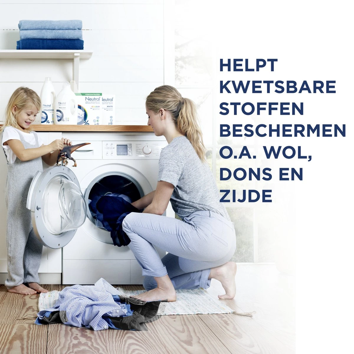 Neutral Voeibaar Fijnwasmiddel 5x 1L 7 Neutral Voeibaar Fijnwasmiddel 5x 1L - Afbeelding 5