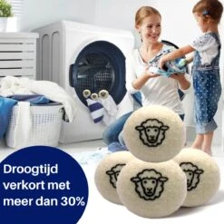 Drogerballen 6 Stuks - Wasbol - Droogballen - Herbruikbare Wasbollen - Wasverzachter - Wasdrogerballen - Doseerbol -Wasbenodigdheden Winkel 1200x1200 1496