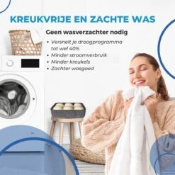 ANATURES Wollen XL Drogerballen 6 Stuks In Opbergmand – Herbruikbare Droogballen Wasdroger – Nieuw Zeelands RWS Schaapswol - Wasdrogerballen Duurzaam – Natuurlijke Wasverzachter -Wasbenodigdheden Winkel 1200x1200 1512