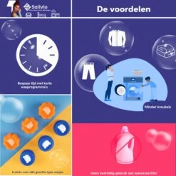 Salivio Laundryballs - 8x Wasbol Set - Huisdieren Haar Verwijderen - Wasbollen - Drogerballen - Energiebesparend - Wasverzachter - Milieuvriendelijk Wassen -Wasbenodigdheden Winkel 1200x1200 1517