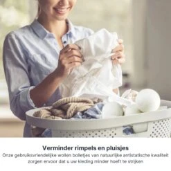 Wollen Drogerballen - Duurzaam & Milieuvriendelijk - Wasbol - Verkort Droogtijd - Droogballen - Hypoallergeen En Chemicaliënvrij - Bespaar Op Energierekening - Wasdroger Ballen - Wasbollen -Wasbenodigdheden Winkel 1200x1200 1534