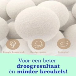 Casa Calma Drogerballen (6 Stuks) - Inclusief Opbergzakje - 100% Natuurlijk Schapenwol - Droger Ballen - Zero Waste Wasverzachter Bollen - Energiebesparend Drogen Met Droogbollen - Dryer Balls - Diervriendelijk & Milieuvriendelijk - Energie Besparen 15 Casa Calma Drogerballen (6 Stuks) - Inclusief Opbergzakje - 100% Natuurlijk Schapenwol - Droger Ballen - Zero Waste Wasverzachter Bollen - Energiebesparend Drogen Met Droogbollen - Dryer Balls - Diervriendelijk & Milieuvriendelijk - Energie Besparen -Wasbenodigdheden Winkel 1200x1200 1544
