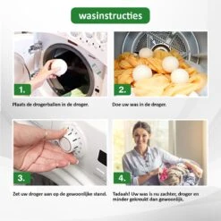 Droger Ballen Wol - Wasdroger Herbruikbare Wollen Droger Ballen - Droogballen Voor Snellere Droogtijd- Set 6 Stuks - Swilix -Wasbenodigdheden Winkel 1200x1200 1560