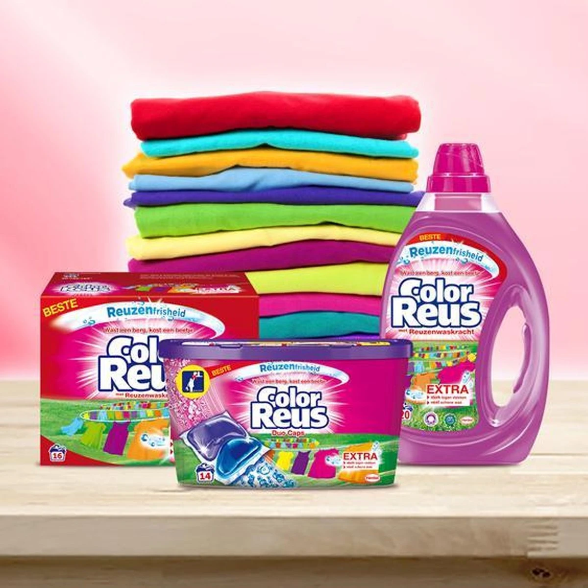 Color Reus Gel Vloeibaar Wasmiddel - Gekleurde Was - Voordeelverpakking - 100 Wasbeurten 8 Color Reus Gel Vloeibaar Wasmiddel - Gekleurde Was - Voordeelverpakking - 100 Wasbeurten - Afbeelding 6