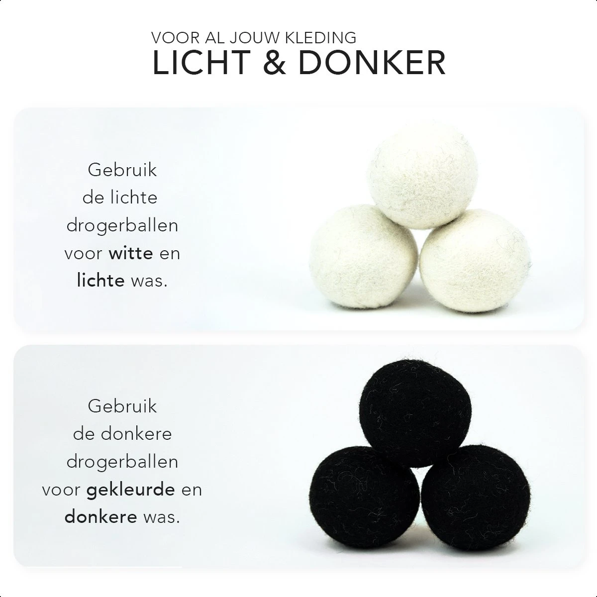 STEAMRS - 6x Wasdrogerballen - 100% Schapenwol - Verkort Droogtijd - Zachtere & Kreukloze Was 6 STEAMRS - 6x Wasdrogerballen - 100% Schapenwol - Verkort Droogtijd - Zachtere & Kreukloze Was - Afbeelding 5