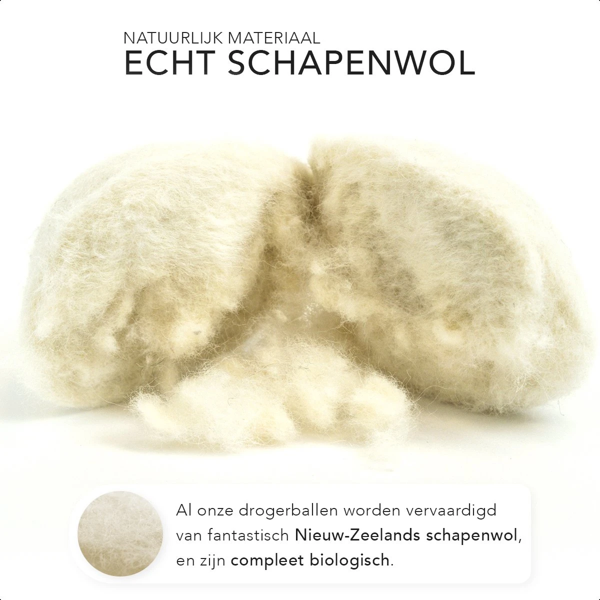 STEAMRS - 6x Wasdrogerballen - 100% Schapenwol - Verkort Droogtijd - Zachtere & Kreukloze Was 7 STEAMRS - 6x Wasdrogerballen - 100% Schapenwol - Verkort Droogtijd - Zachtere & Kreukloze Was - Afbeelding 6