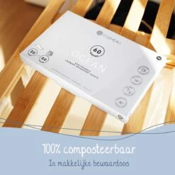 Cosmeau Wasstrips 60 Wasbeurten Zeebries Wasmiddel Wasvellen Wasdoekjes Detergent Sheets Eco Laundry Strips - Plasticvrij Biologisch Eco -Wasbenodigdheden Winkel 1200x1200 253