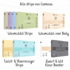 Cosmeau Wasstrips 60 Wasbeurten Zeebries Wasmiddel Wasvellen Wasdoekjes Detergent Sheets Eco Laundry Strips - Plasticvrij Biologisch Eco -Wasbenodigdheden Winkel 1200x1200 257