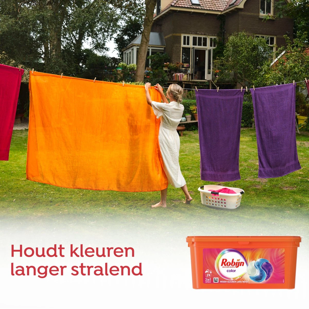 Robijn Color 3 In 1 Wascapsules - 3 X 29 Wasbeurten - Halfjaarbox 10 Robijn Color 3 In 1 Wascapsules - 3 X 29 Wasbeurten - Halfjaarbox - Afbeelding 8