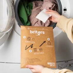 Briters Wasmiddelstrips - 100 Wasbeurten - Ecologisch Wasmiddel - 100% Plasticvrij - Fresh Linen - Wasstrips 11 Briters Wasmiddelstrips - 100 Wasbeurten - Ecologisch Wasmiddel - 100% Plasticvrij - Fresh Linen - Wasstrips -Wasbenodigdheden Winkel 1200x1200 40