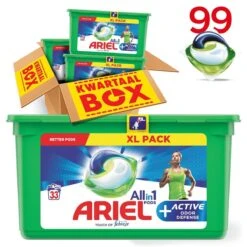 Ariel All In 1 Pods Actieve Geurbestrijding Wasmiddel - Voordeelverpakking 3 X 33 Wasbeurten - Wasmiddel Pods -Wasbenodigdheden Winkel 1200x1200 446