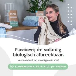 Zense Eco Wasmiddel Wasstrips - 72 Grote Wasbeurten - Lavendel - Wasmiddeldoekjes -Wasbenodigdheden Winkel 1200x1200 478