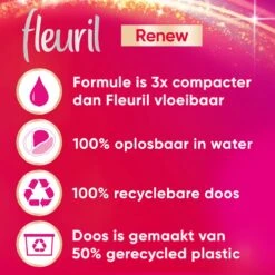 Fleuril Renew Color Caps - Wasmiddel Capsules - Voordeelverpakking - 8 X 12 Wasbeurten -Wasbenodigdheden Winkel 1200x1200 515