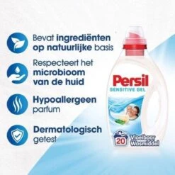 Persil® Persil Gel Sensitive - Vloeibaar Wasmiddel - Gevoelige Huid En Baby - Voordeelverpakking - 3 X 20 Wasbeurten -Wasbenodigdheden Winkel 1200x1200 519