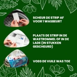 Hakuna Matata Wasmiddel 96 - Compressed - Wasstrips - Voordeelverpakking - Eco Wasmiddel Wit En Kleur - Laundry Strips 12 Hakuna Matata Wasmiddel 96 - Compressed - Wasstrips - Voordeelverpakking - Eco Wasmiddel Wit En Kleur - Laundry Strips -Wasbenodigdheden Winkel 1200x1200 6