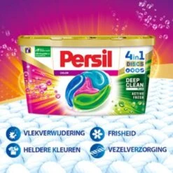 Persil® Persil 4in1 Discs Color Wascapsules - Wasmiddel Capsules - Voordeelverpakking - 8 X 15 Wasbeurten -Wasbenodigdheden Winkel 1200x1200 747