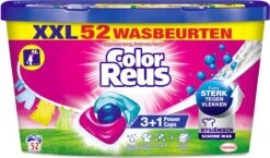 6x Witte Reus Power Caps Wasmiddelcapsules Color Reus 52 Stuks -Wasbenodigdheden Winkel 1200x704 2