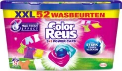 Color Reus Power Caps Wascapsules - Wasmiddel Capsules - Voordeelverpakking - 52 Wasbeurten