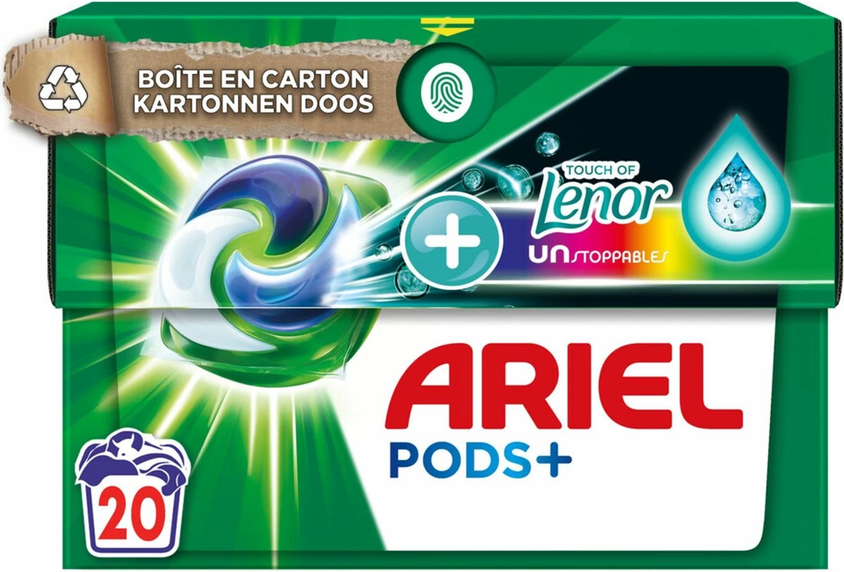 Ariel Wasmiddel Pods + Touch Of Lenor – 4 X 20 Wasbeurten – Voordeelverpakking 7 Ariel Wasmiddel Pods + Touch Of Lenor – 4 X 20 Wasbeurten – Voordeelverpakking - Afbeelding 5
