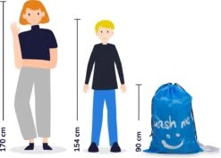 Wonair - Grote Waszak - 60x90cm - Hemelsblauw - Met Trekkoord En Draagband -Wasbenodigdheden Winkel 1200x860 1