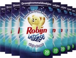 Robijn Intense Morgenfris Droogtrommeldoekjes - 9 X 20 Stuks - Voordeelverpakking 17 Robijn Intense Morgenfris Droogtrommeldoekjes - 9 X 20 Stuks - Voordeelverpakking -Wasbenodigdheden Winkel 1200x914