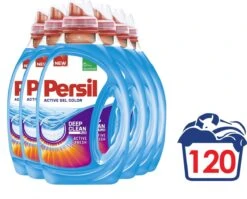 Persil® Persil Active Gel Color - Vloeibaar Wasmiddel - Voordeelverpakking - 6 X 20 Wasbeurten -Wasbenodigdheden Winkel 1200x967